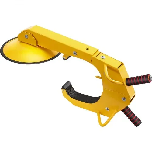 VEVOR Radschloss Autokralle 2 Stk.Reifenschloss, Passend für 160-380 mm Raddurchmesser Anti-Diebstahl, Anhänger-Radkralle mit 30 cm Saugnapf, Parkkralle für Autos, Lkw, SUVs, Camper, Boote Gelb – Bild 10