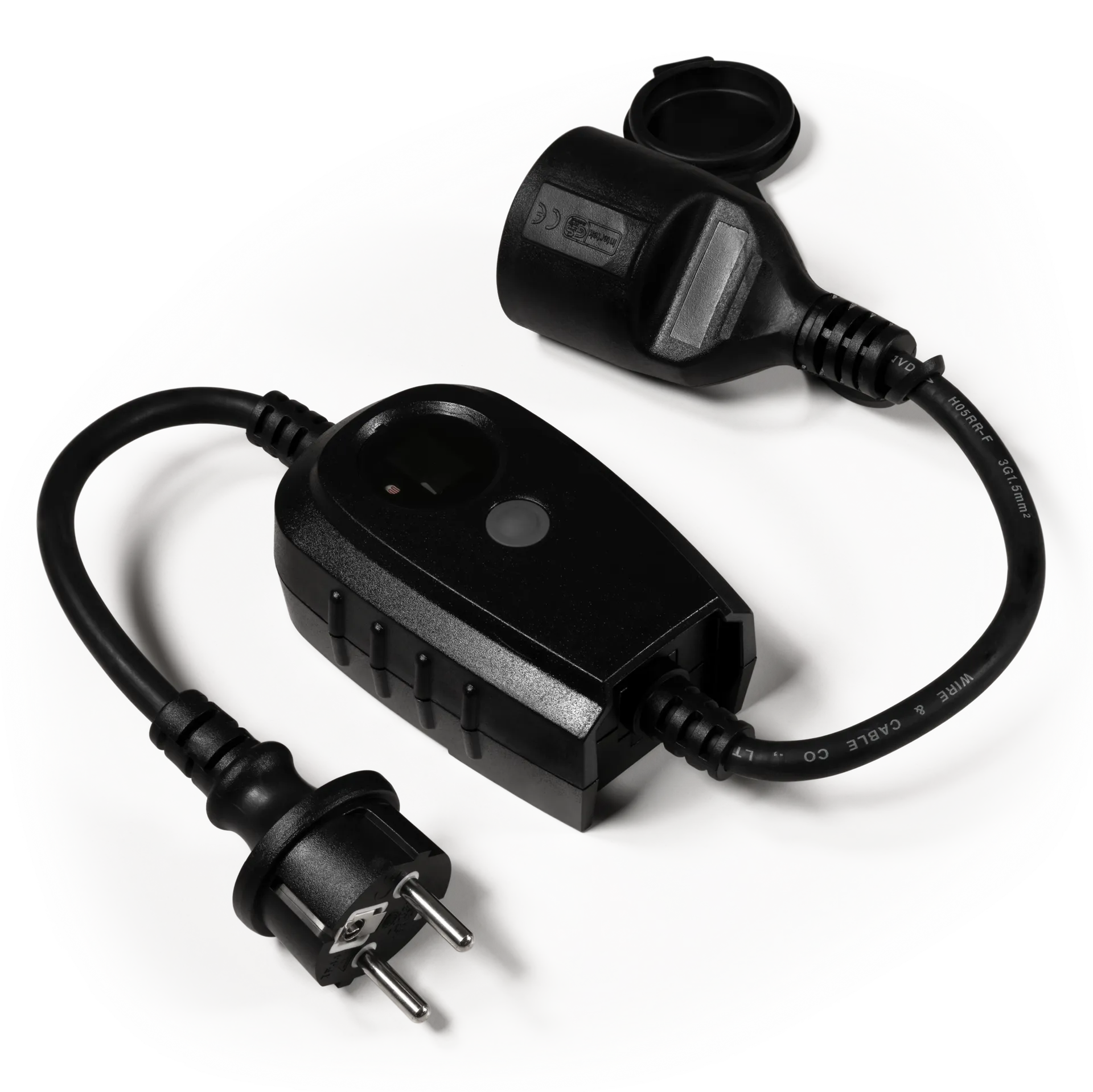 Zwischenstecker McPower mit Dämmerungsschalter, IP44, Zeitschaltuhr (1-9 Std.) Zwischenstecker McPower mit Dämmerungsschalter, IP44, Zeitschaltuhr (1-9 Std.)