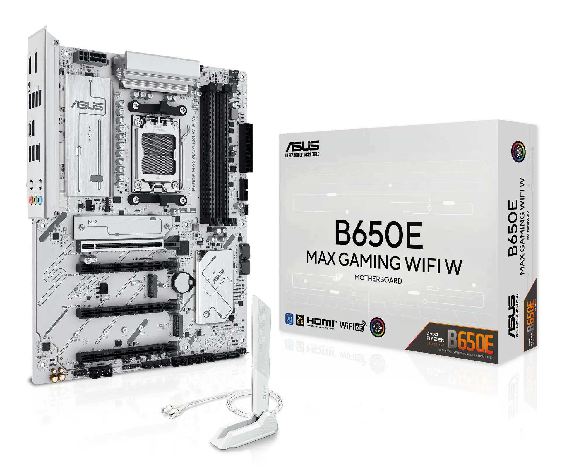 ASUS B650E MAX GAMING WIFI W AMD B650 Sockel AM5 ATX ASUS B650E MAX GAMING WIFI W AMD B650 Sockel AM5 ATX