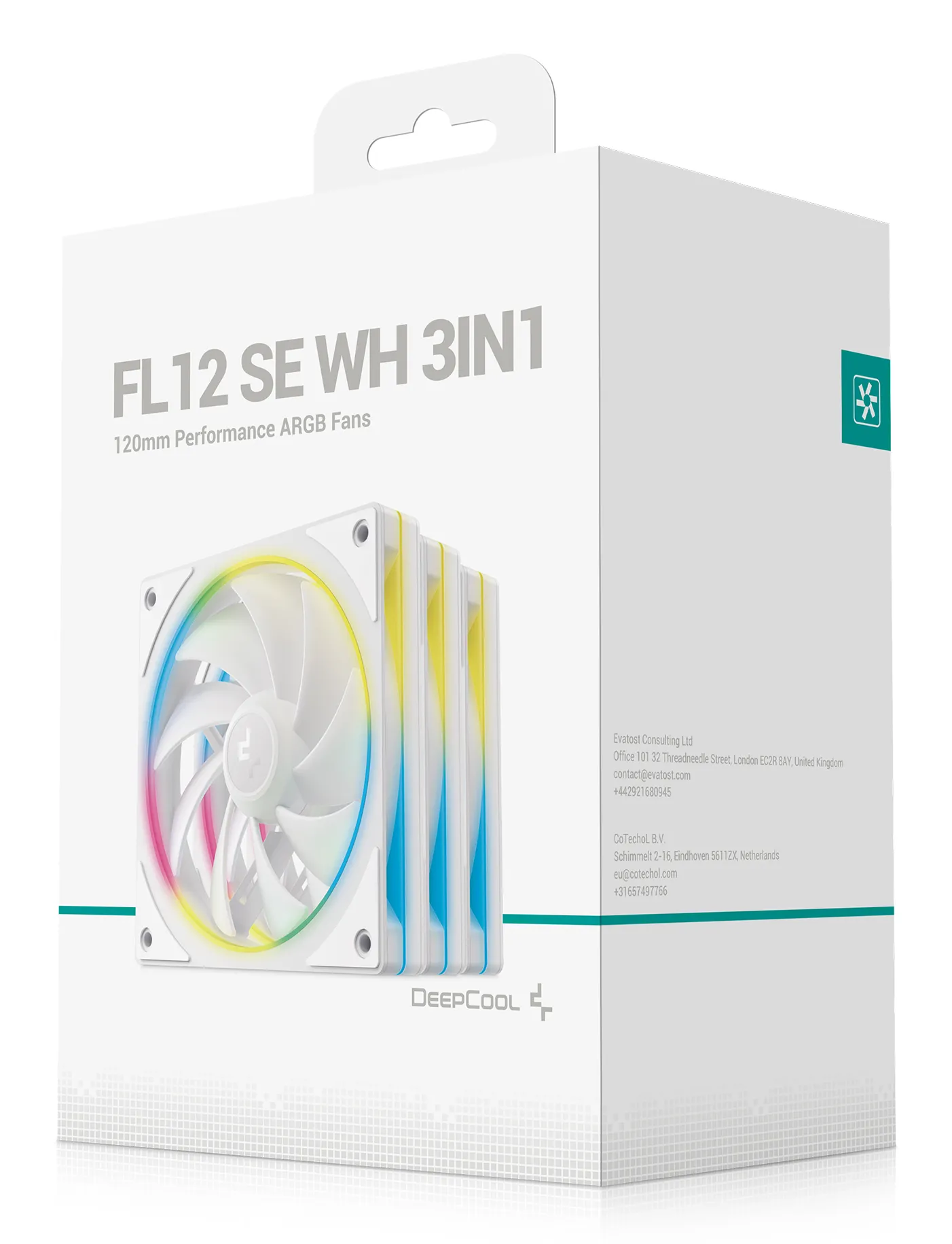 DeepCool FL12 SE WH 3IN1 Computergehäuse Ventilator 12 cm Weiß – Bild 7