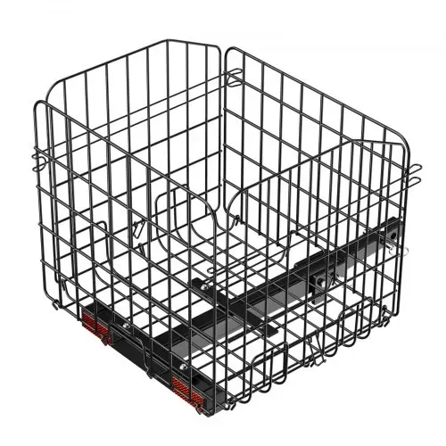 VEVOR Elektromobil Hinterkorb, Heckkorb, robuster & geräumiger Gepäckkorb Seniorenmobil, funktioniert mit 2,54 cm Empfänger, kompatibel mit den meisten Mobilitätsrollern, Mobilitätshilfe 45x45x39 cm – Bild 8