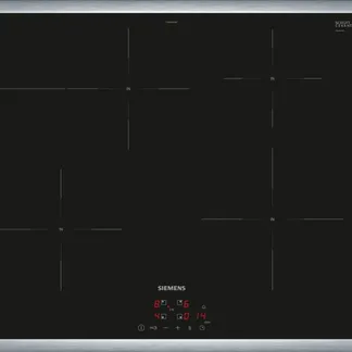 Siemens iQ300 EH645BFB6E Kochfeld Schwarz, Edelstahl Integriert 60 cm Zonen-Induktionskochfeld 4 Zone(n) Siemens iQ300 EH645BFB6E Kochfeld Schwarz, Edelstahl Integriert 60 cm Zonen-Induktionskochfeld 4 Zone(n)