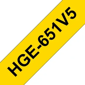 Brother HGE-651V5 Etiketten erstellendes Band Brother HGE-651V5 Etiketten erstellendes Band