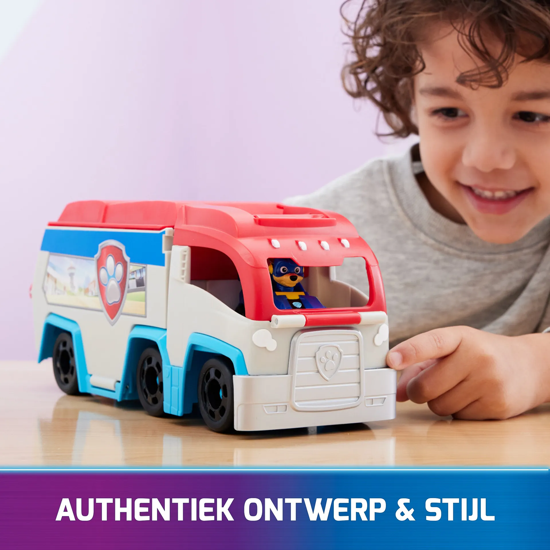 PAW Patrol , Pup Squad Patroller Teamfahrzeug mit Chase-Spielzeugauto – Bild 5