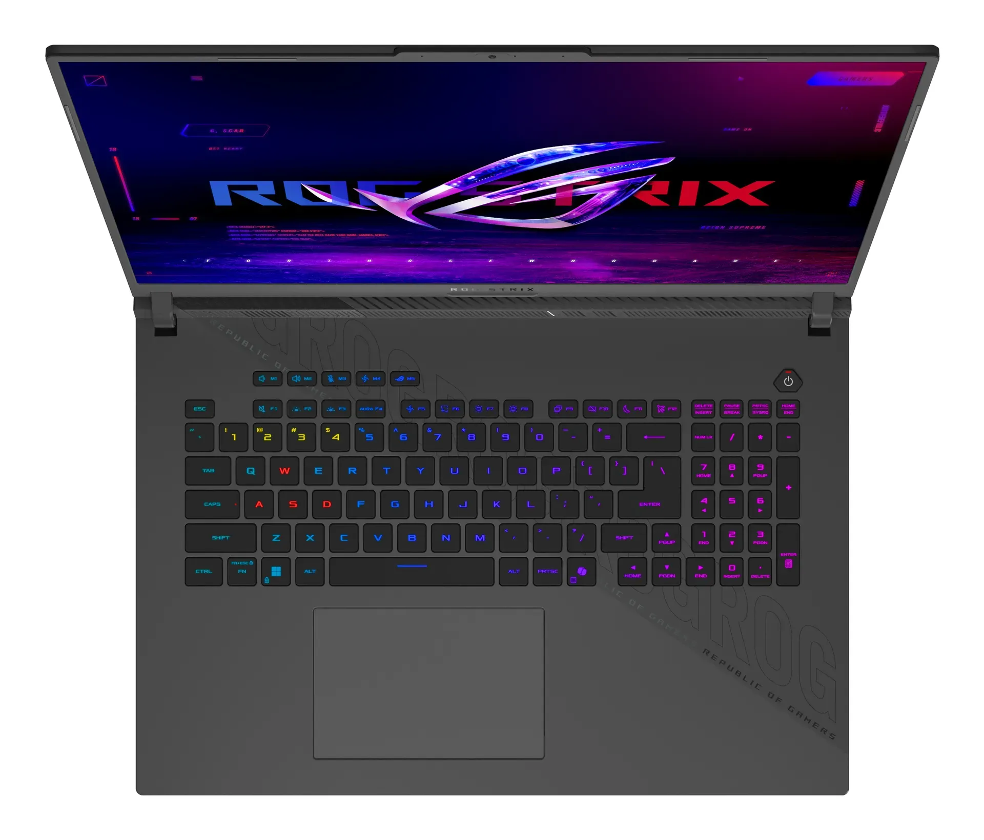 ASUS ROG Strix G18 G814FP-S9006W AMD Ryzen™ 9 9955HX Laptop 45,7 cm (18") WQXGA 32 GB DDR5-SDRAM 1 TB SSD NVIDIA GeForce RTX 5070 Wi-Fi 6E (802.11ax) Windows 11 Home Deutsch Grau – Bild 2