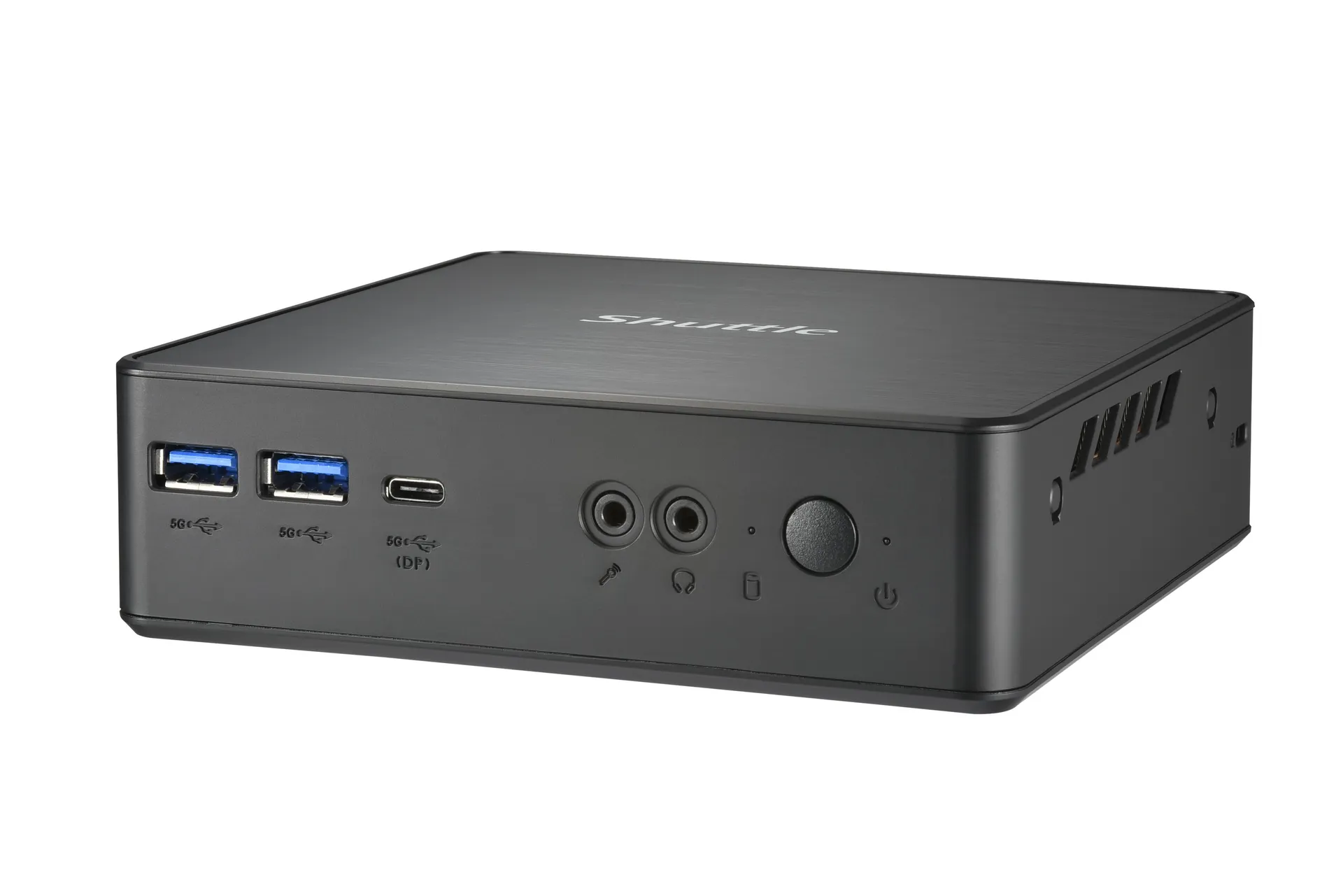 Shuttle Nano PC System NC4010XA, Intel Celeron 7305, 4GB RAM, 128GB M.2 SSD, 1x HDMI, 1x DP,1xUSB-C/DP, 6x USB3.2, 1x 2.5" bay, 2x M.2, 1x LAN, inkl. VESA & Stand – Bild 7