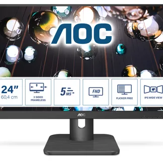AOC E1 24E1Q Computerbildschirm 60,5 cm (23.8″) 1920 x 1080 Pixel Full HD LED Schwarz AOC E1 24E1Q Computerbildschirm 60,5 cm (23.8″) 1920 x 1080 Pixel Full HD LED Schwarz