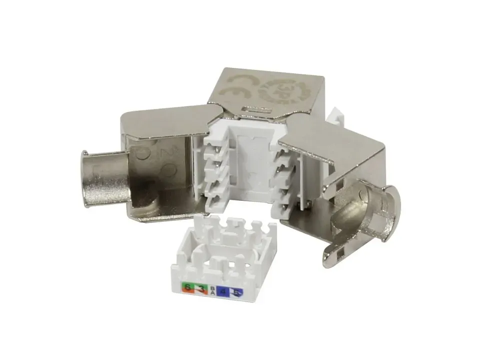 Keystone, Modul, TP-Buchse(RJ45), CAT6A, 500MHz, Slim-line/Short, 3P, Synergy 21, – Bild 4