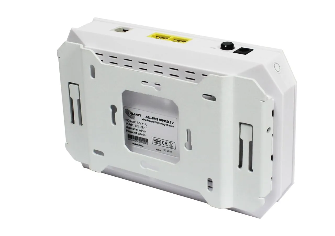 ALLNET ISP Bridge Modem VDSL2 / SuperVectoring zbh. Wandhalter für ALL-BM210 – Bild 6
