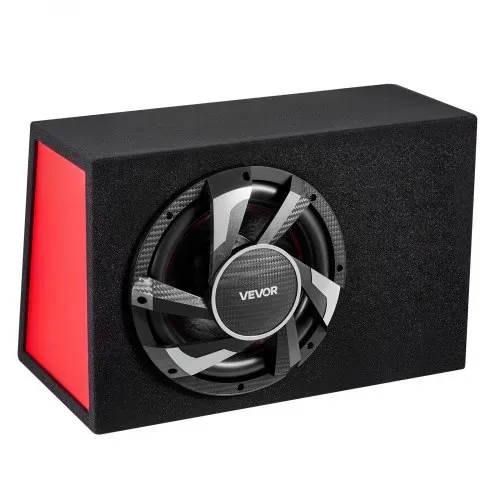 VEVOR Auto Subwoofer Set mit Bestücktem Gehäuse 305 mm, Komplettes Subwoofer- und Verstärkerpaket 245 W RMS, mit Integriertem Verstärker & Verkabelungssatz, Kompakt für Auto-Audiosysteme – Bild 8
