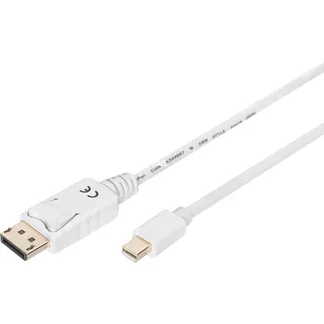 mini-DisplayPort > DisplayPort Anschlusskabel, Full HD 1080p mini-DisplayPort > DisplayPort Anschlusskabel, Full HD 1080p
