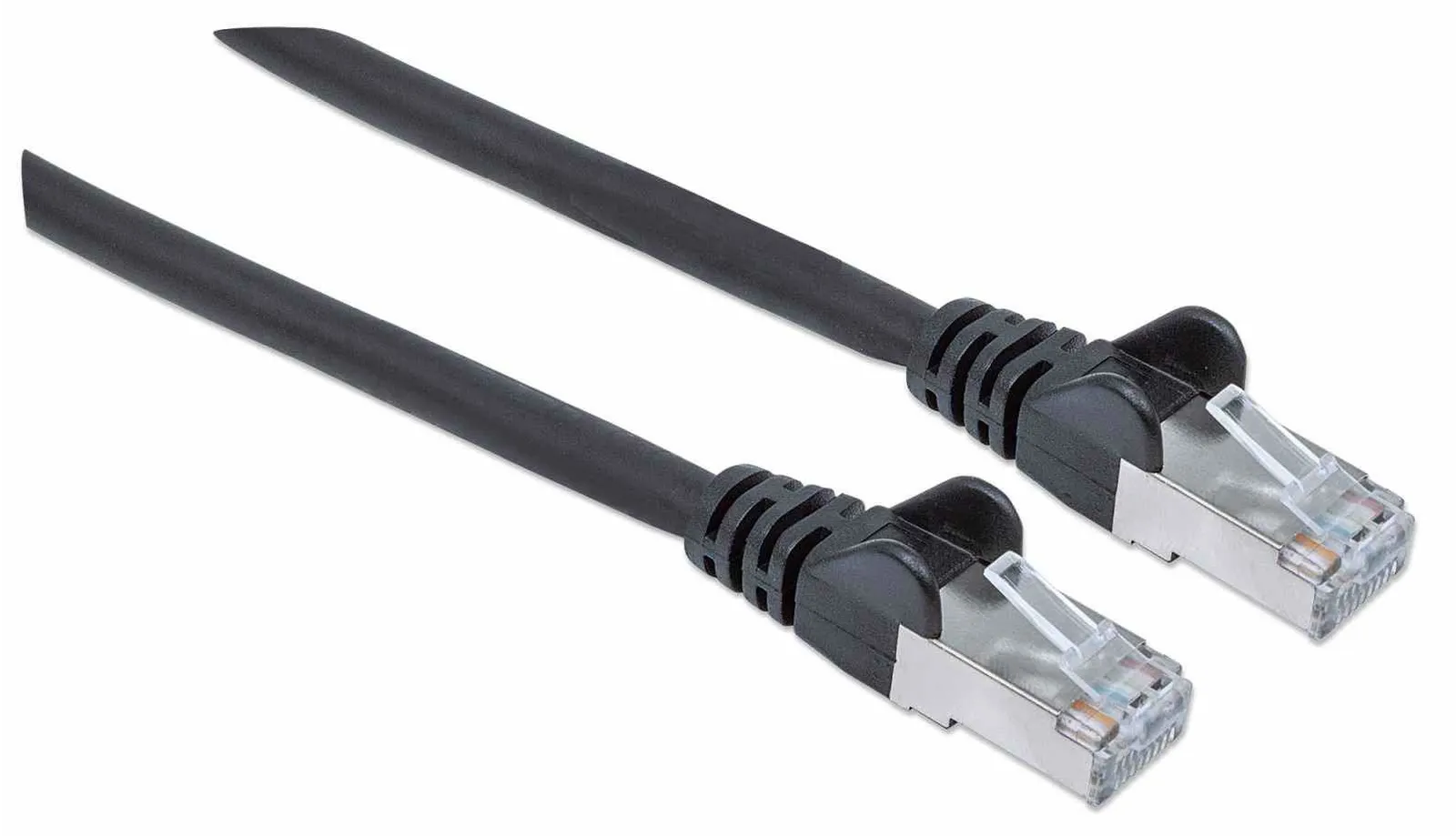 Intellinet Netzwerkkabel mit Cat6a-Stecker und Cat7-Rohkabel, S/FTP, 100% Kupfer, LS0H, 2 m, schwarz – Bild 2