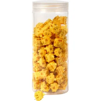 Gateron Cap V2 Golden-Yellow Switch-Set, Tastenschalter Gateron Cap V2 Golden-Yellow Switch-Set, Tastenschalter