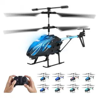 VEVOR RC-Helikopter, 2,4 GHz ferngesteuerter Hubschrauber, 3,5-Kanal-RC-Flugzeug, 16 Minuten Flugzeit, Höhenhaltung, Start/Landung mit einer Taste & LED-Leuchten, Spielzeug für Kinder ab 8 Jahren VEVOR RC-Helikopter, 2,4 GHz ferngesteuerter Hubschrauber, 3,5-Kanal-RC-Flugzeug, 16 Minuten Flugzeit, Höhenhaltung, Start/Landung mit einer Taste & LED-Leuchten, Spielzeug für Kinder ab 8 Jahren
