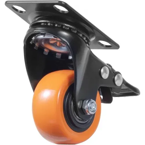 VEVOR Möbelrollen 4er-Set Lenkrollen PVC φ50,8mm Laufrollen 272kg Tragfähigkeit Transportrollen mit Doppelkugellagern Kastenrollen 360° Drehbar Schwerlastrollen für Häusern Büros Studios Fabriken – Bild 9