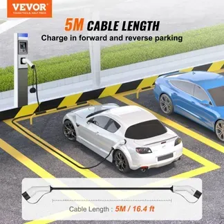 VEVOR Typ2 Ladekabel für Elektroauto/Hybrid EV Ladekabel E-Autoladekabel Wallbox 11kw TPU-Ladekabel 5m Kabellänge 3-Phase AC 380V Typ2 auf Typ2 Wasser-/Staubdicht Mit allen Typ-2-Modellen Kompatibel VEVOR Typ2 Ladekabel für Elektroauto/Hybrid EV Ladekabel E-Autoladekabel Wallbox 11kw TPU-Ladekabel 5m Kabellänge 3-Phase AC 380V Typ2 auf Typ2 Wasser-/Staubdicht Mit allen Typ-2-Modellen Kompatibel