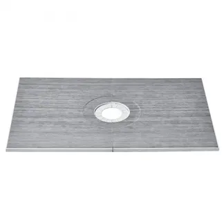 VEVOR Duschrand-Set, 1524 x 965 x 28 mm, großes Duschwannen-Set mit Zentralablauf, leichte EPS-Duschinstallationssets mit 2 wasserdichten Tüchern, Duschwannen-Neigungsstangen passend für Badezimmer VEVOR Duschrand-Set, 1524 x 965 x 28 mm, großes Duschwannen-Set mit Zentralablauf, leichte EPS-Duschinstallationssets mit 2 wasserdichten Tüchern, Duschwannen-Neigungsstangen passend für Badezimmer