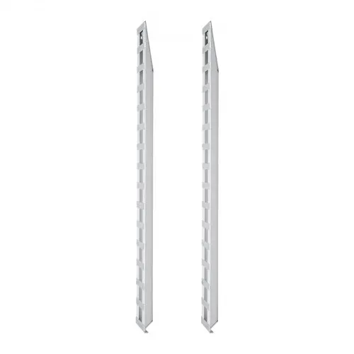 VEVOR Auffahrrampen Anhängerrampen 2 Stk. 240 x 38 cm Laderampen aus Aluminiumlegierung, 2721,6 kg Gesamtkapazität, für Karren Ackerschlepper Geländefahrzeuge Rasenmäher Motorräder Silber – Bild 10