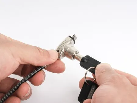 Manhattan 440486 Kabelschloss Schwarz, Durchscheinend 1,8 m – Bild 4