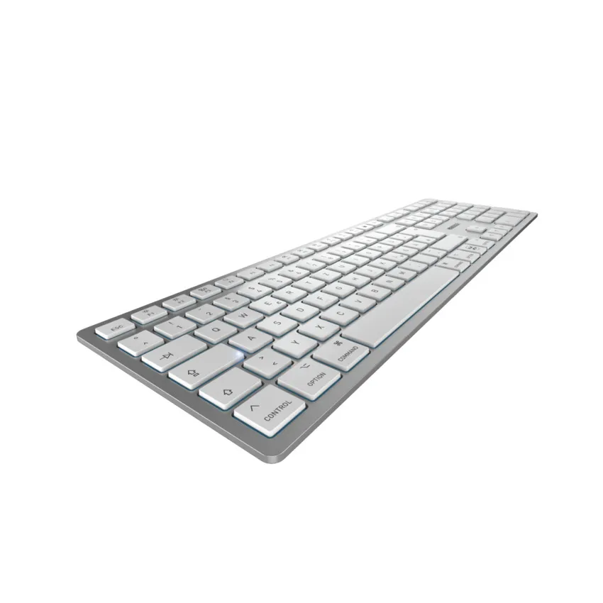CHERRY KW 9100 SLIM FOR MAC Tastatur Universal USB + Bluetooth QWERTZ Deutsch Silber – Bild 3