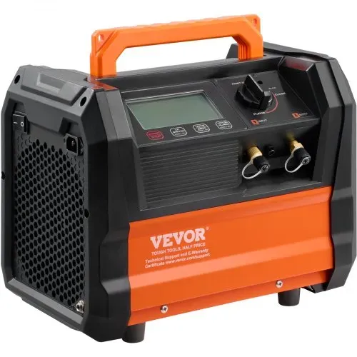 VEVOR Kältemittel-Rückgewinnungsmaschine, tragbare 1-PS-Klimaanlagen-Rückgewinnungsmaschine mit Doppelzylinder und bürstenlosem 3000-U/min-Motor, Freon-Kältemittel-Recycling-Tool für Autos, Klimaanlagen, Haushalts-HVAC – Bild 10