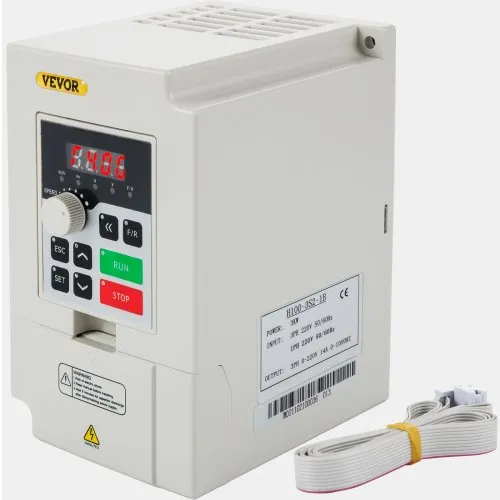 VEVOR Variabler Frequenzumrichter 220 V, 3 kW, 4PS, Variable Inverter, VFD Drehzahlregler, CNC Umrichter -5~40 °C, Vibration < 0,5 G, Ein-/Ausgangsstrom 0-14 A, Eingang 1 oder 3 Phasen, VFD Wandler VEVOR Variabler Frequenzumrichter 220 V, 3 kW, 4PS, Variable Inverter, VFD Drehzahlregler, CNC Umrichter -5~40 °C, Vibration < 0,5 G, Ein-/Ausgangsstrom 0-14 A, Eingang 1 oder 3 Phasen, VFD Wandler