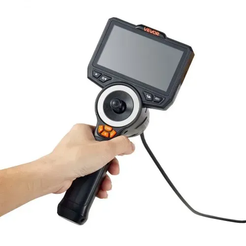VEVOR Endoskopkamera mit Licht Drehbar, Inspektionskamera mit 360° beweglichem Kopf, Rohrkamera IP67 Wasserdicht mit 4,5 Zoll Display 1,5m Schlangenkabel 3000mAh Akku, 8mm Boreskopkamera für Auto Haus – Bild 10