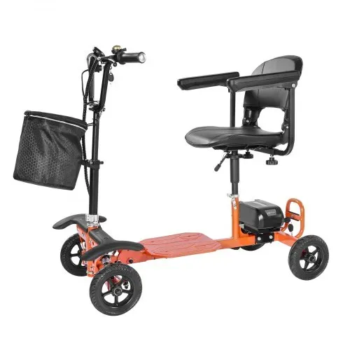VEVOR 4-Rad-Elektromobil, klappbar 120 kg Tragkraft, Seniorenmobil, Mobilitätsroller, Elektrischer Rollstuhl mit 48-V-Lithiumbatterie, Vollgummireifen & 8° Steigfähigkeit, 12,5 km Reichweite – Bild 9
