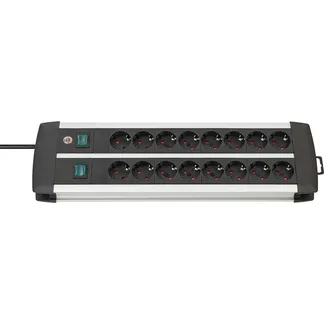 Premium-Alu-Line Steckdosenleiste 16-fach Duo Premium-Alu-Line Steckdosenleiste 16-fach Duo
