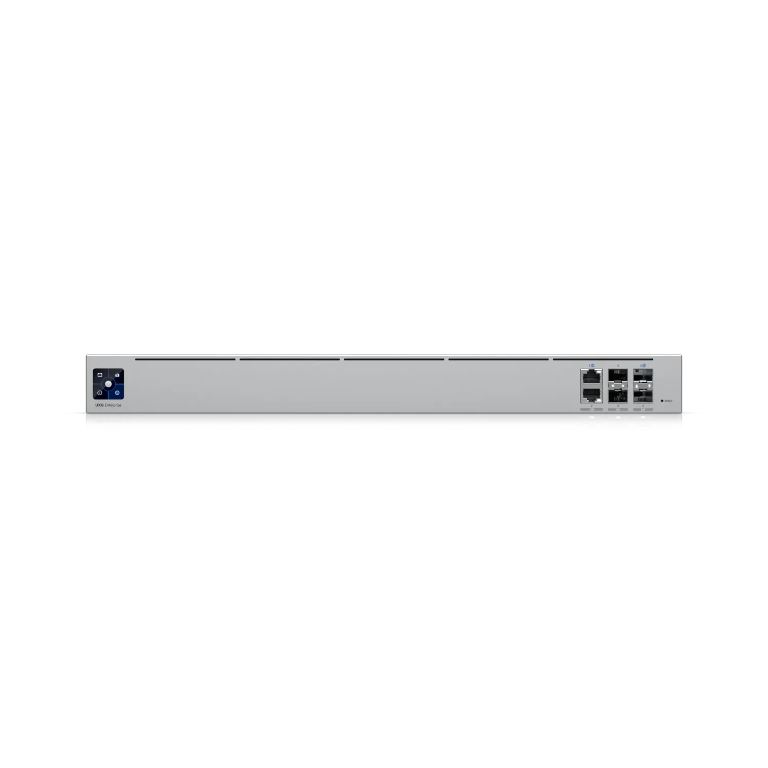 Ubiquiti Gateway Enterprise • 2x SFP28 • 2x SFP+ • 2x 2,5 GbE • UniFi • UXG-Enterprise Ubiquiti Gateway Enterprise • 2x SFP28 • 2x SFP+ • 2x 2,5 GbE • UniFi • UXG-Enterprise