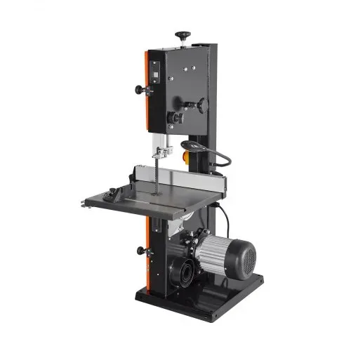 VEVOR Bandsäge, Schnittbreite 254 mm, Zweigang-Holzbandsäge mit 373-W-Motor (1/2 PS), Schnitthöhe 160 mm, 335x340 mm Gusseisentisch, mit 360°-Arbeitsleuchte, Gehrungsanschlag, Parallelanschlag – Bild 10
