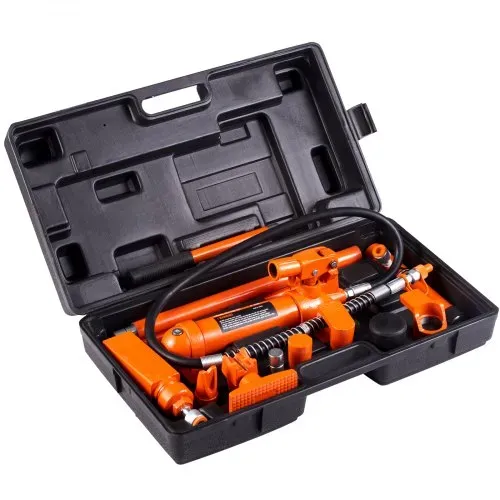 VEVOR Hydraulischer Wagenheber Luftpumpe 4 t, Lufthydraulischer Heber 125 mm Hub Rot, inkl. 80 / 130 / 210 / 415 mm Verlängerungsstange, Elektrostatisches Pulversprühen Autoreparatur – Bild 8