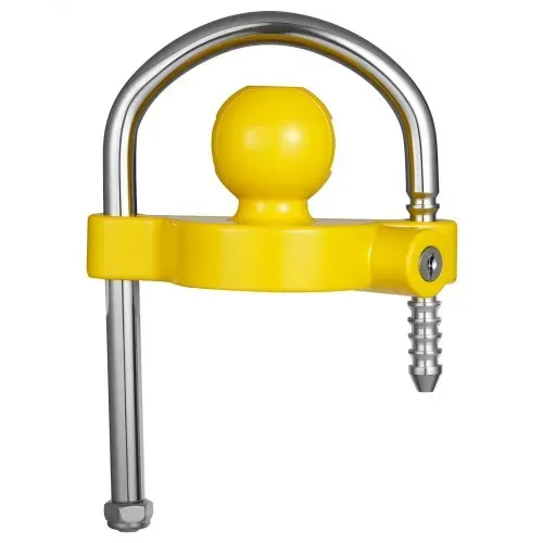 VEVOR Anhängerschloss-Set, passend für 1-7/8 Zoll, 2 Zoll, 2-5/16 Zoll Kupplungen, Anhängerkugelsperrkupplung mit Schlüsseln, höhenverstellbares Design für RV, Boote, Anhänger, Gelb – Bild 9