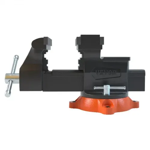 VEVOR 16,7cm Schraubstock 360° Drehbar Sphäroguss Werkbankschraubstock 7,2x7,7cm Amboss Schraubstock 16,5-23,5 Backenöffnung Parallelschraubstock Zwei-Wege-Backen zum Schärfen Schleifen Schneiden – Bild 8