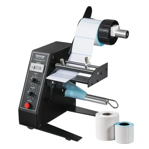 VEVOR Automatischer Etikettenspender, Breite 15-125 mm, Länge 3-150 mm, Etikettenabstreifer, Etikettentrennmaschine, stufenlose Geschwindigkeitseinstellung, Etikettenapplikator, max. Zählung 0-999999 VEVOR Automatischer Etikettenspender, Breite 15-125 mm, Länge 3-150 mm, Etikettenabstreifer, Etikettentrennmaschine, stufenlose Geschwindigkeitseinstellung, Etikettenapplikator, max. Zählung 0-999999