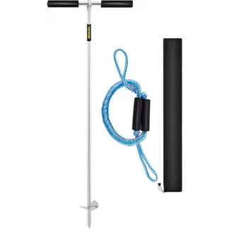 VEVOR Sandanker Bohrer zum Strand und zur Sandbank, 90 cm Schraubanker aus Edelstahl 316 mit abnehmbarem Griff, Bungee-Leine und Tragetasche, für Jet-Ski-PWC-Pontonkajak VEVOR Sandanker Bohrer zum Strand und zur Sandbank, 90 cm Schraubanker aus Edelstahl 316 mit abnehmbarem Griff, Bungee-Leine und Tragetasche, für Jet-Ski-PWC-Pontonkajak