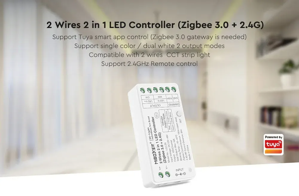 Synergy 21 LED Controller CCT(dual white) (2 wires) Zigbee *Milight/Miboxer* – Bild 3
