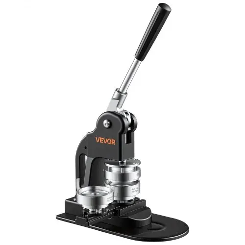 VEVOR Buttonmaschine 58 mm Badgemaker 500-tlg. Button-Zubehör Schwarz, mit Kreisschneider Zauberbuch Sechskantschlüsseln für DIY-Anstecker Pins Kühlschrankmagnete & Schlüsselanhänger – Bild 10