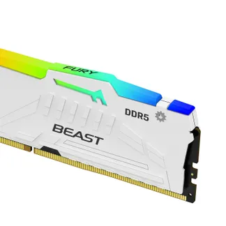 Kingston Technology FURY Beast 16GB 6000MT/s DDR5 CL30 DIMM White RGB EXPO Kingston Technology FURY Beast 16GB 6000MT/s DDR5 CL30 DIMM White RGB EXPO