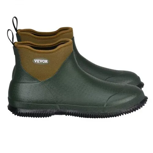 VEVOR Knöchelstiefel, Regenstiefel, rutschfeste Gummistiefel mit Knöchelriemen, Arbeitsschuhe, isolierte Schlammstiefel, ideal zum Wandern, Angeln, Jagen oder für die Gartenarbeit, Größe 9 US – Bild 8