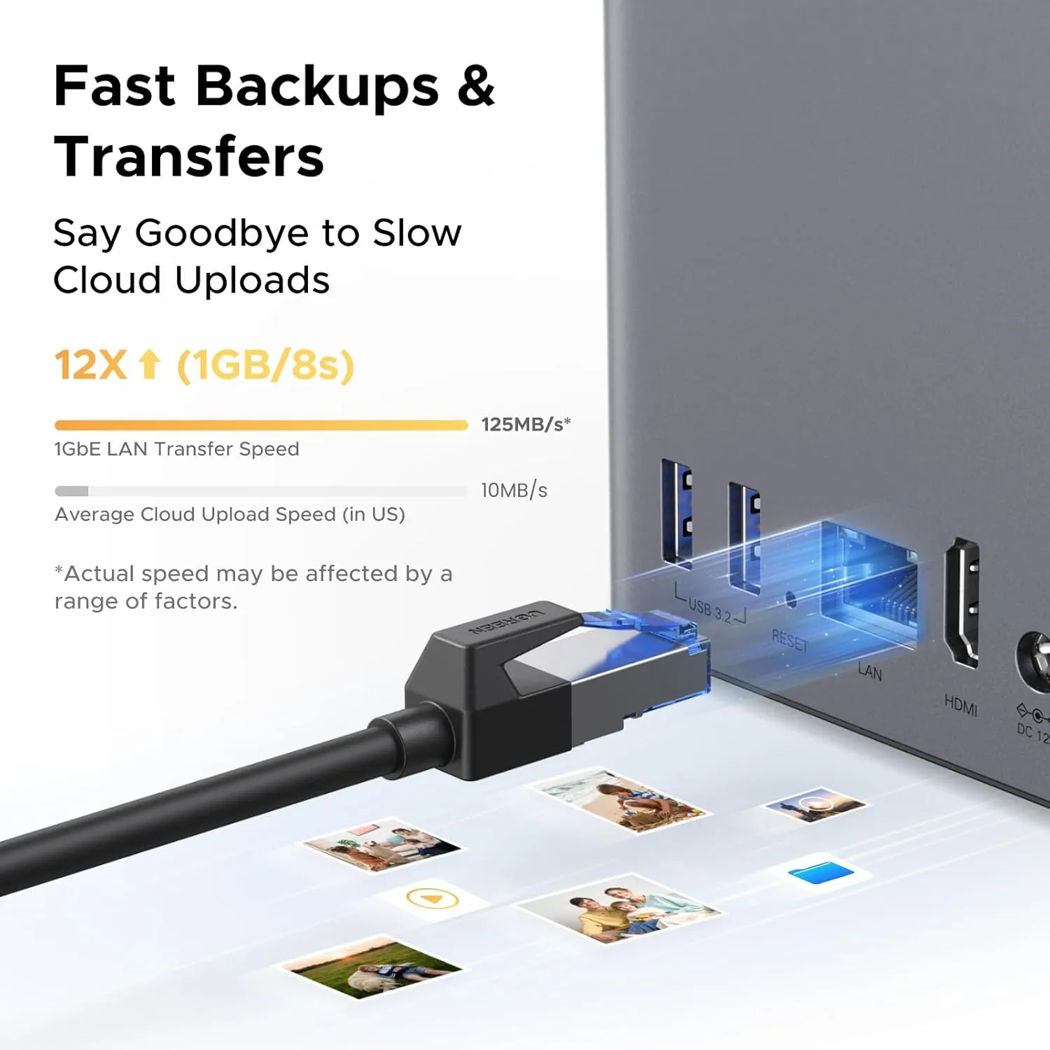 Ugreen DH2300 NAS Mini Tower 4 GB Grau – Bild 4