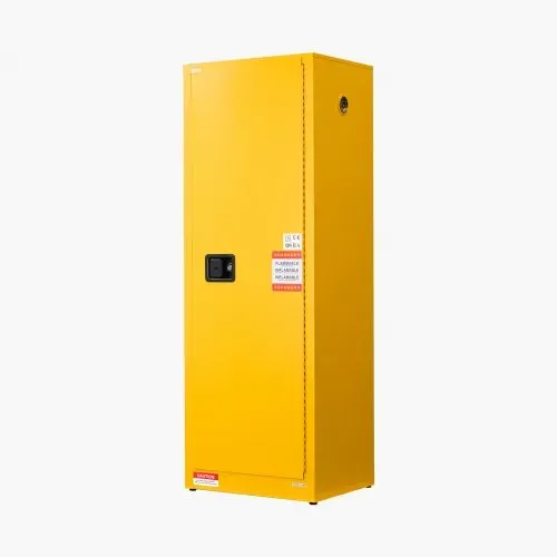 VEVOR Brennbarer Lagerschrank 87,06 L, 59 x 46 x 165,1 cm Brandschutzschrank mit Verstellbarem Regal, Kaltgewalzter und Verzinkter Stahl-Brandschutzschrank, für Gewerbliche, Industrielle Nutzung, Gelb – Bild 10