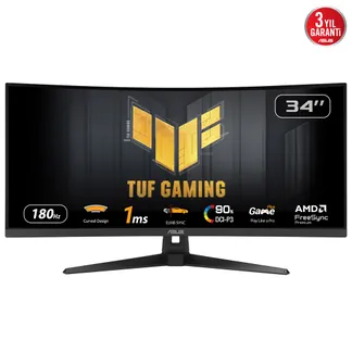 ASUS TUF Gaming VG34VQ3B Computerbildschirm 86,4 cm (34″) 3440 x 1440 Pixel UltraWide Quad HD LED Schwarz ASUS TUF Gaming VG34VQ3B Computerbildschirm 86,4 cm (34″) 3440 x 1440 Pixel UltraWide Quad HD LED Schwarz