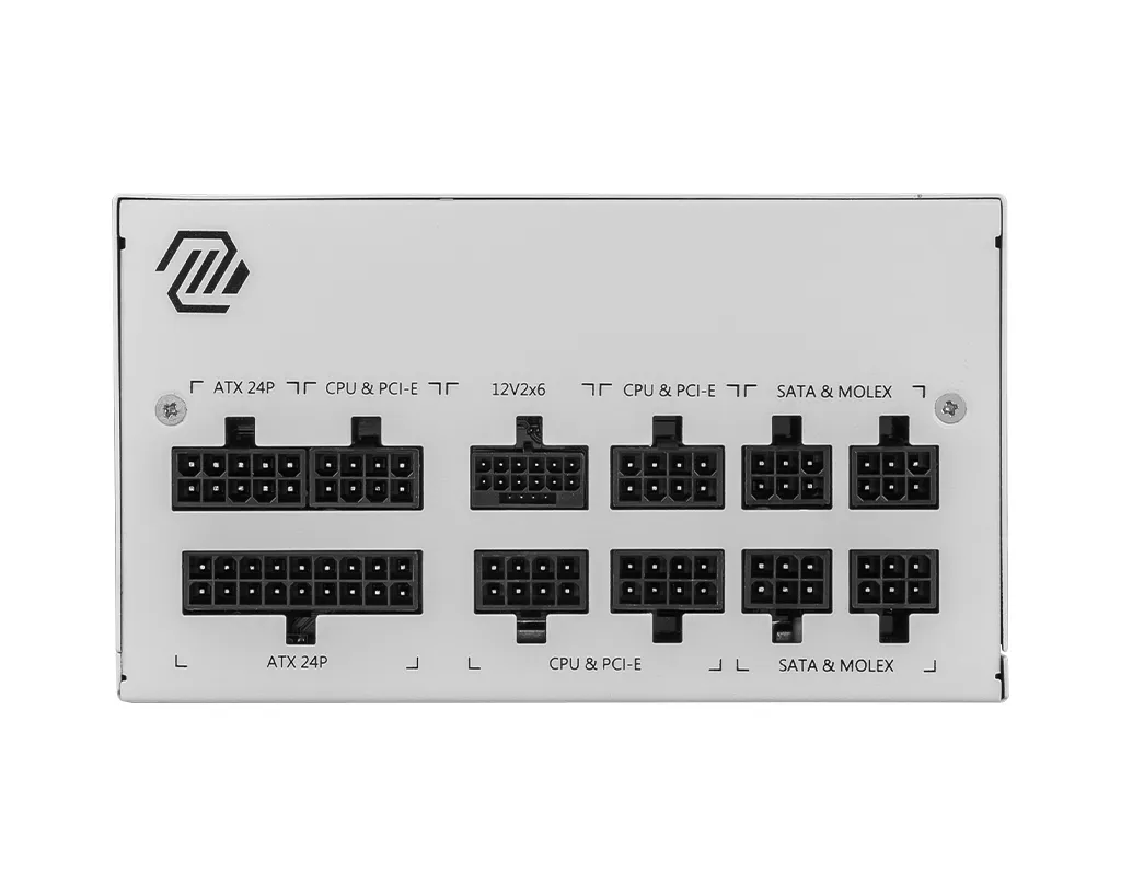 MSI MAG A850GL PCIE5 WHITE Netzteil 850 W 20+4 pin ATX ATX Weiß – Bild 3