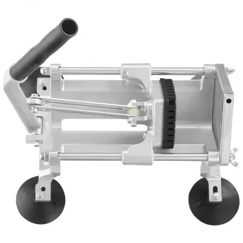 VEVOR Kommerzieller Gemüseschneider, 3/8 Zoll Obstschneider, Gemüseschneider aus Edelstahl & Aluminiumlegierung, Schneider mit rutschfesten Füßen, für Radieschen, Zwiebeln, Kartoffeln, Zitronen – Bild 8