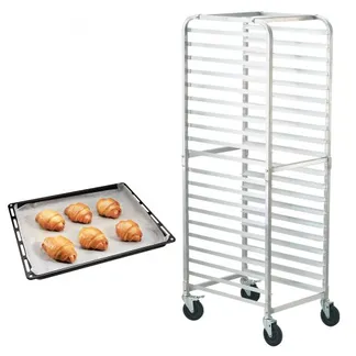 VEVOR Brötchenständer 20-Etagen Kommerzielle Bäckerei Ständer mit Bremse Räder, Aluminium Racking Wagen Lagerung, Brot Backen Ausrüstung Tragfähigkeit 240 kg, 660 x 517 x 1767 mm VEVOR Brötchenständer 20-Etagen Kommerzielle Bäckerei Ständer mit Bremse Räder, Aluminium Racking Wagen Lagerung, Brot Backen Ausrüstung Tragfähigkeit 240 kg, 660 x 517 x 1767 mm