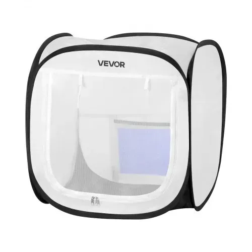 VEVOR tragbares Lackierkabinenzelt (40,5x40,5x43 cm Arbeitsbereich) Pop-Up-Sprühfarbenzelt für Sprühmalerei, wasserfeste Farbkabine für kleine Modelle Skulpturen Vasen Bilderrahmen Pop-Up-Design – Bild 9