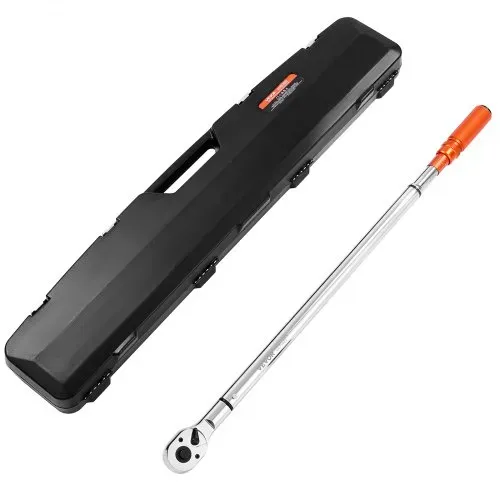 VEVOR Klick-Drehmomentschlüssel, 3/4 Zoll Antrieb 136–814 N.m, Zweiwege-Drehmomentschlüssel-Set mit Zweibereichsskalen, 48 Zähne ±3 % hohe Präzision legierter Stahl für Autoreparatur Orange – Bild 10