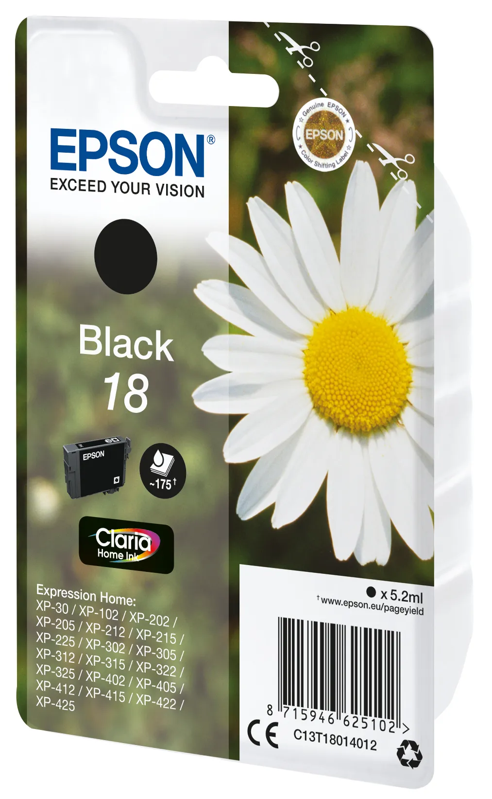 Epson Daisy Singlepack Black 18 Claria Home Ink – Bild 2