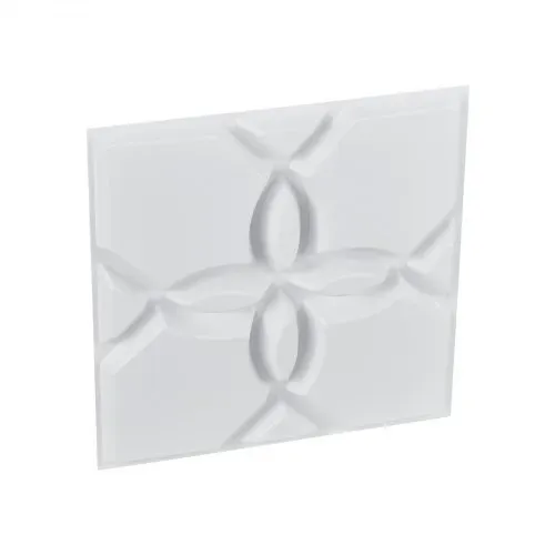 VEVOR 3D-Wandpaneele, 33er-Set 30x30 cm PVC-Wandverkleidung im modernen minimalistischen Blumendesign, Wanddeko, Inneneinrichtung für Schlafzimmer, Wohn- und Spielzimmer, Mattweiß – Bild 9